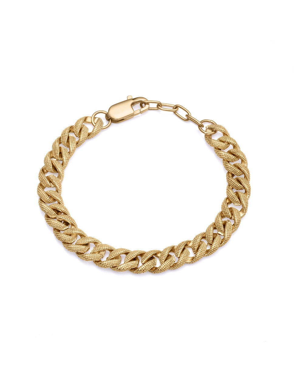 Pulseira de Elos Chic de Aço Ip Dourado Dourado-1
