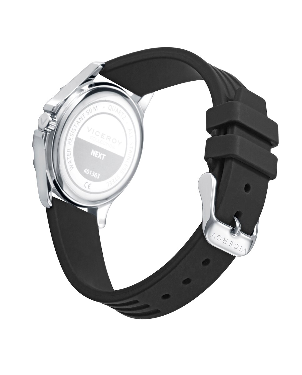 Relógio Infantil Multifunções com Bracelete de Silicone em Preto e Pulseira de Oferta Cinzento / Preto-2