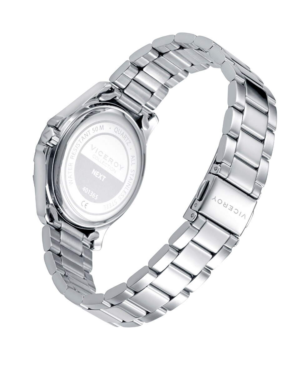 Relógio Infantil Multifunções com Bracelete de Aço e Pulseira de Oferta Prata-2