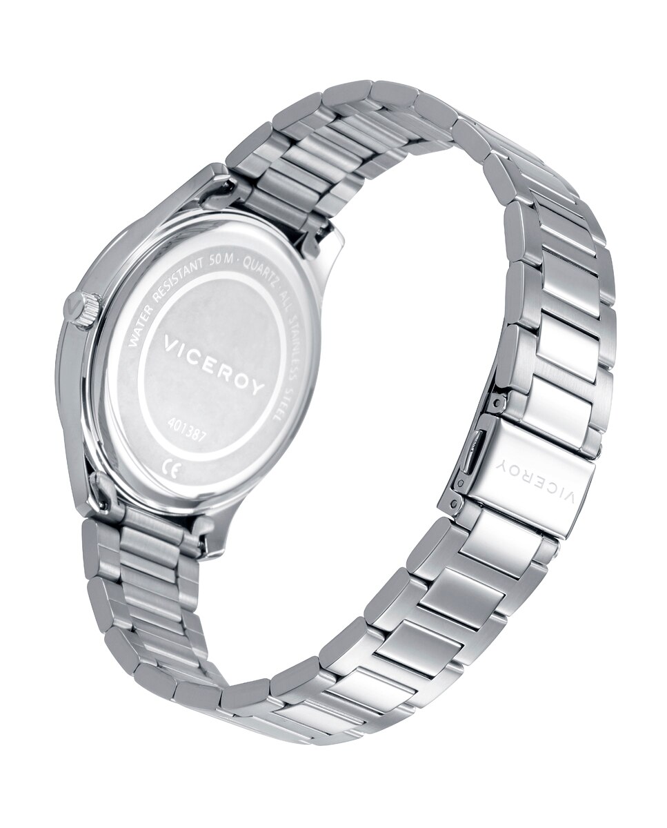 Relógio Analógico Grand com Caixa e Bracelete de Aço Prata mate-2