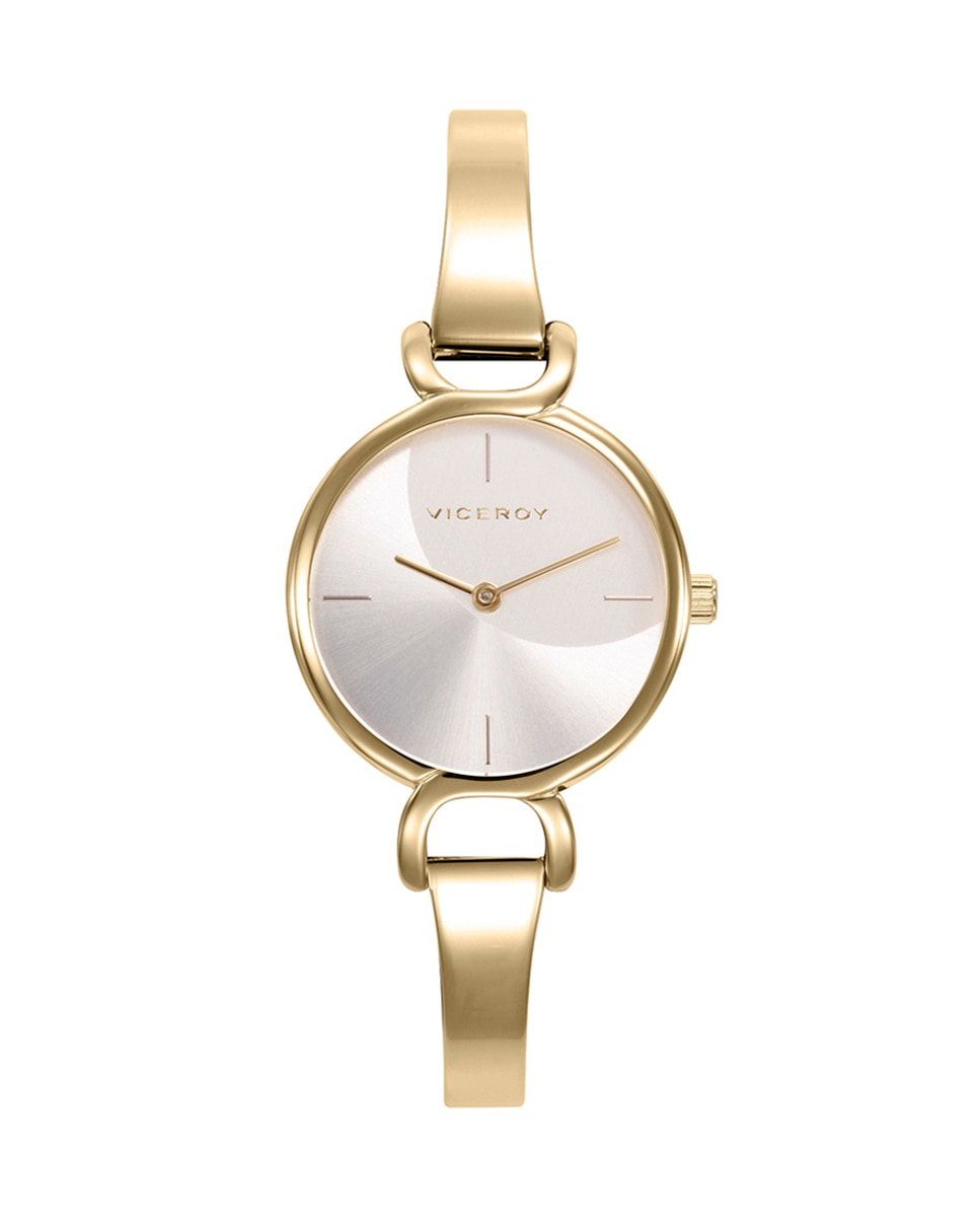 Relógio Analógico Air com Caixa e Bracelete de Aço Ip Dourado Dourado-1