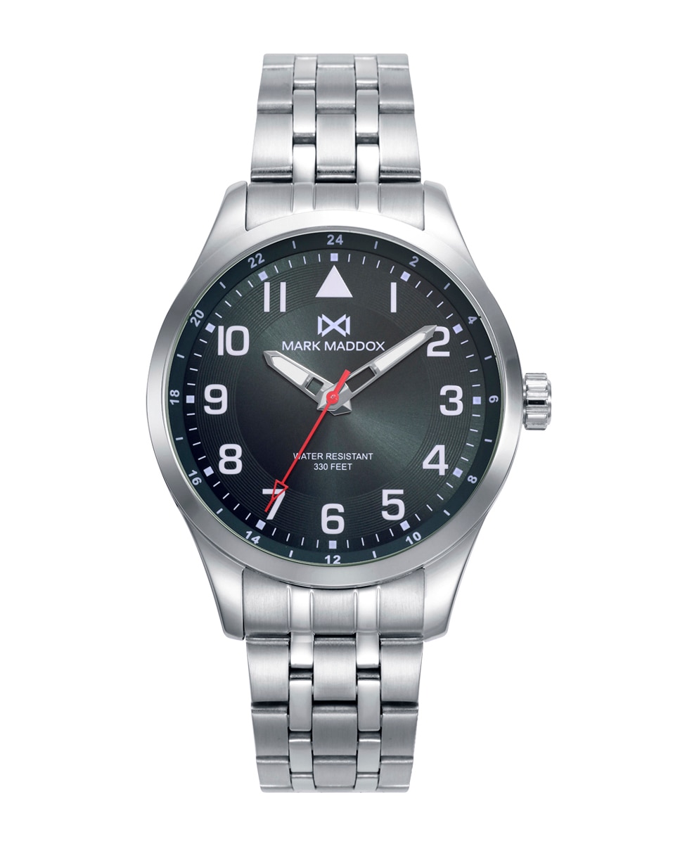 Relógio Analógico Mission com Caixa e Bracelete de Aço Verde-1
