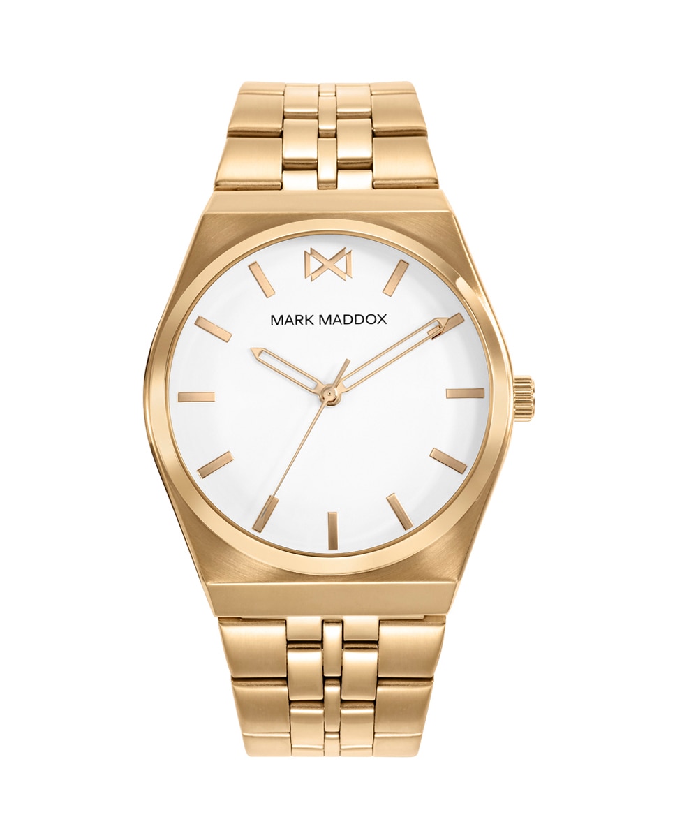 Relógio Analógico Marais com Caixa e Bracelete de Aço Ip em Dourado Dourado-1