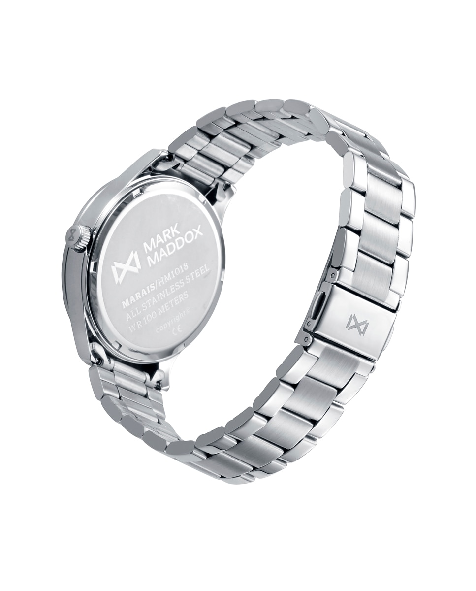 Relógio Analógico Marais com Caixa e Bracelete de Aço Crómio / Dourado-2