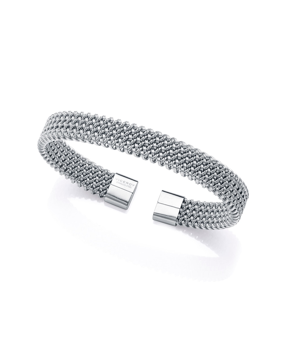 Relógio Analógico Mulher Chic Caixa e Bracelete de Aço Azul-marinho-3