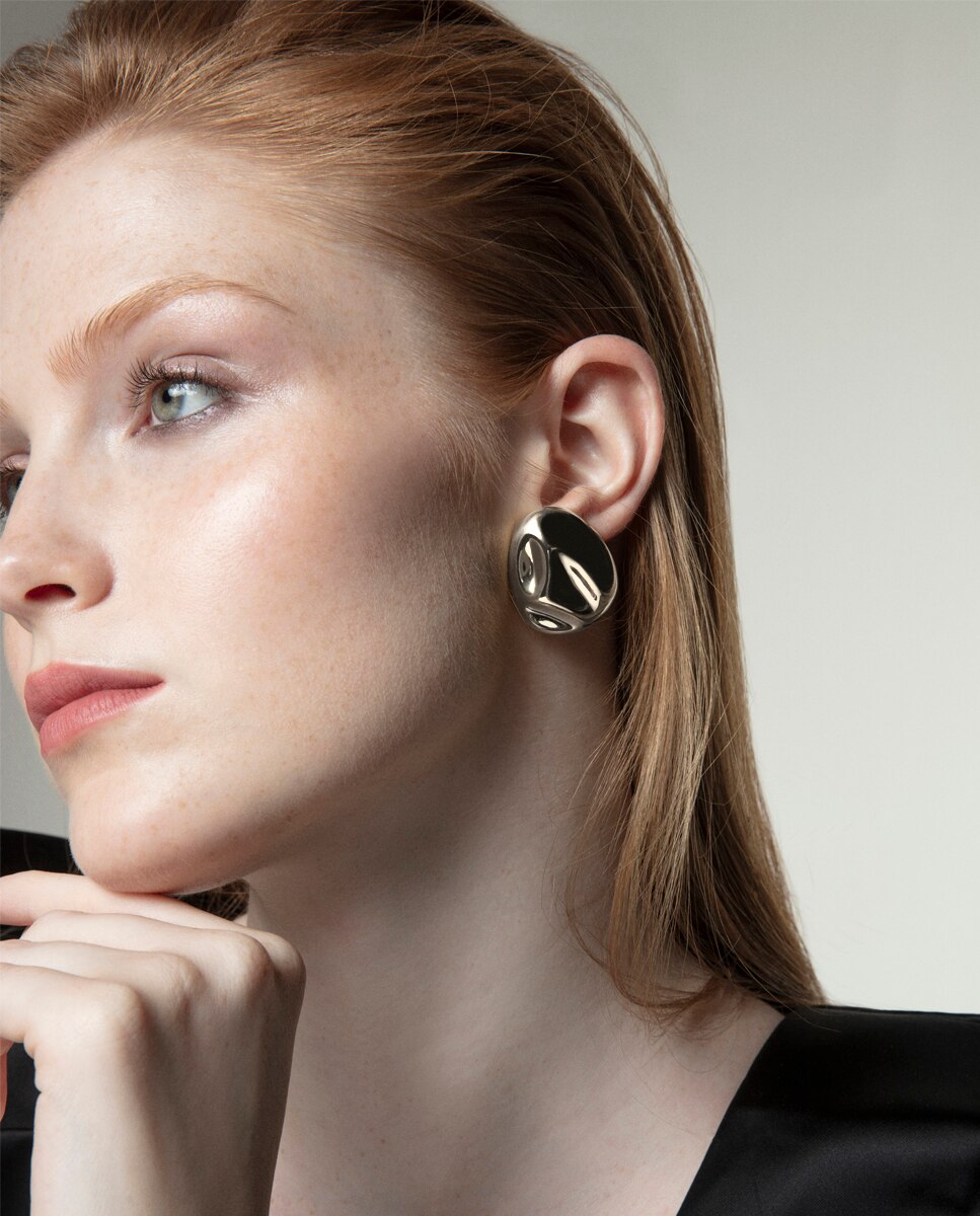 Brincos Air de Aço Prateado-2