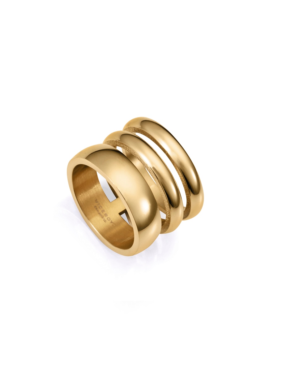 Anel Air de Aço Ip Dourado Dourado-1
