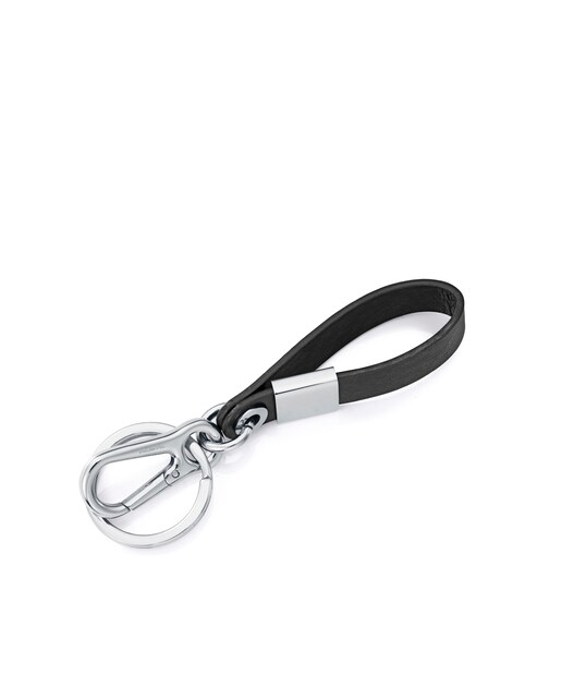 Imagem 0 de Porta-chaves Magnum de Aço e Pele em Preto