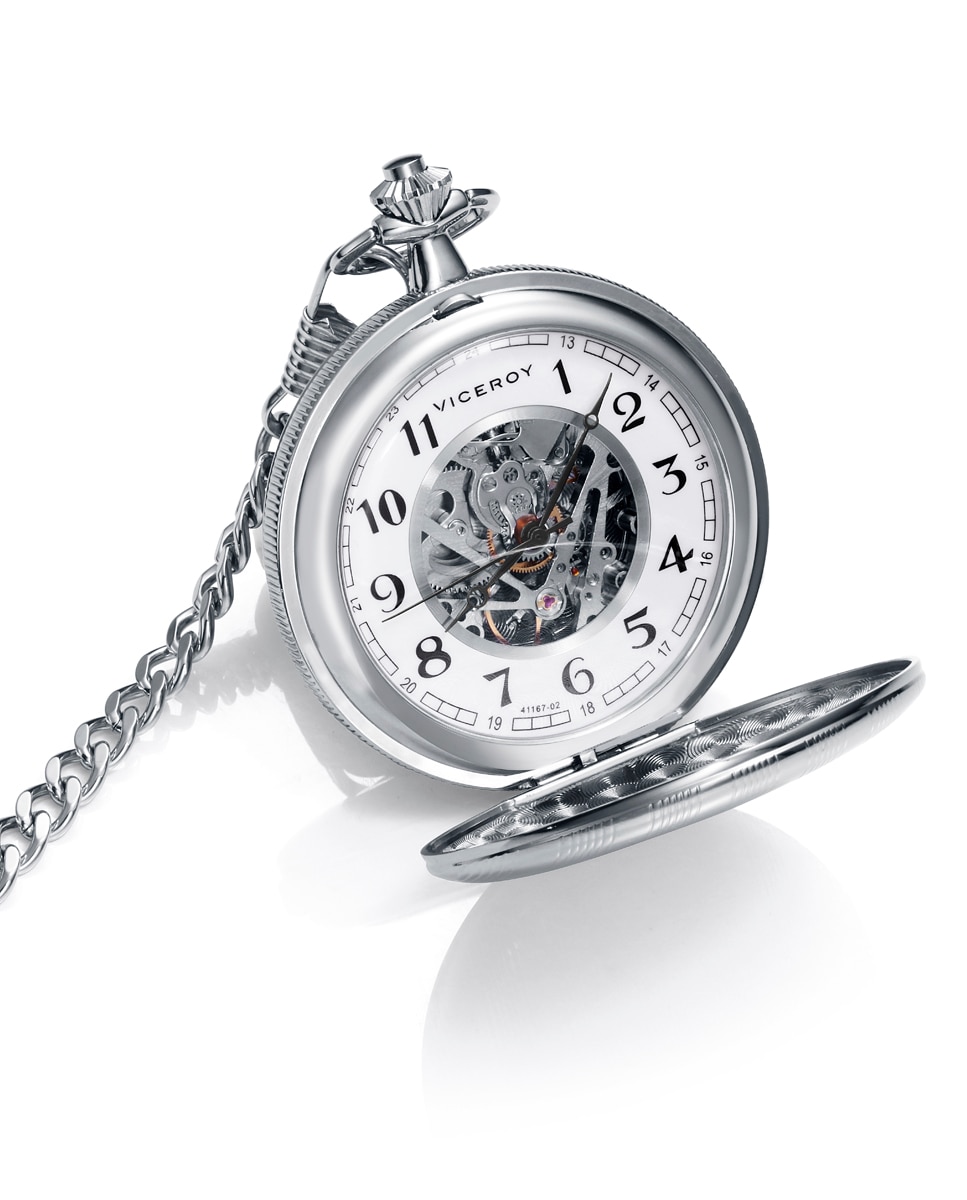 Imagem 0 de Relógio de Bolso Pocket com Caixa de Aço