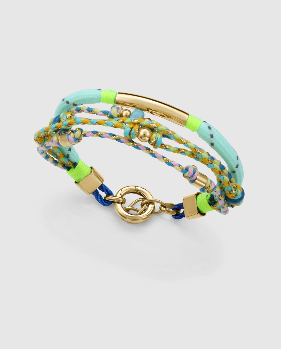Imagem 0 de Pulseira Air de Aço Ip Dourado Múltiple