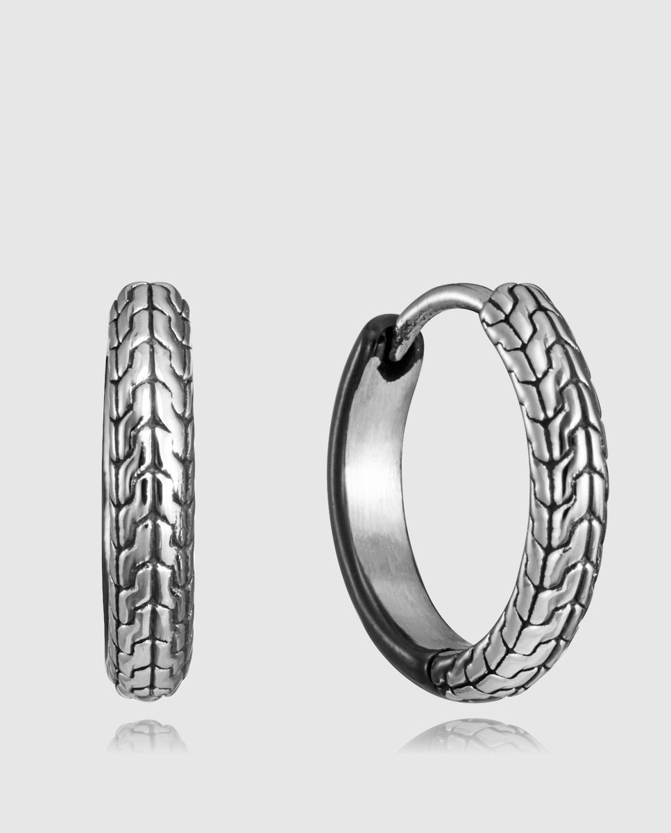 Imagem 0 de Brincos Beat de Aço e Ip Preto