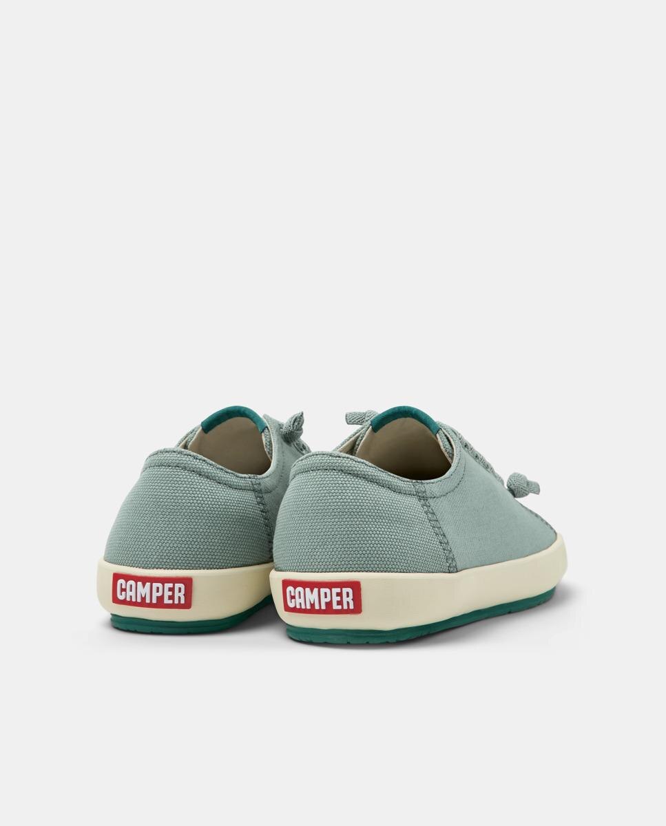 Sapatilhas de Pele Peu Rambla Vulcanizado Verde Água-3