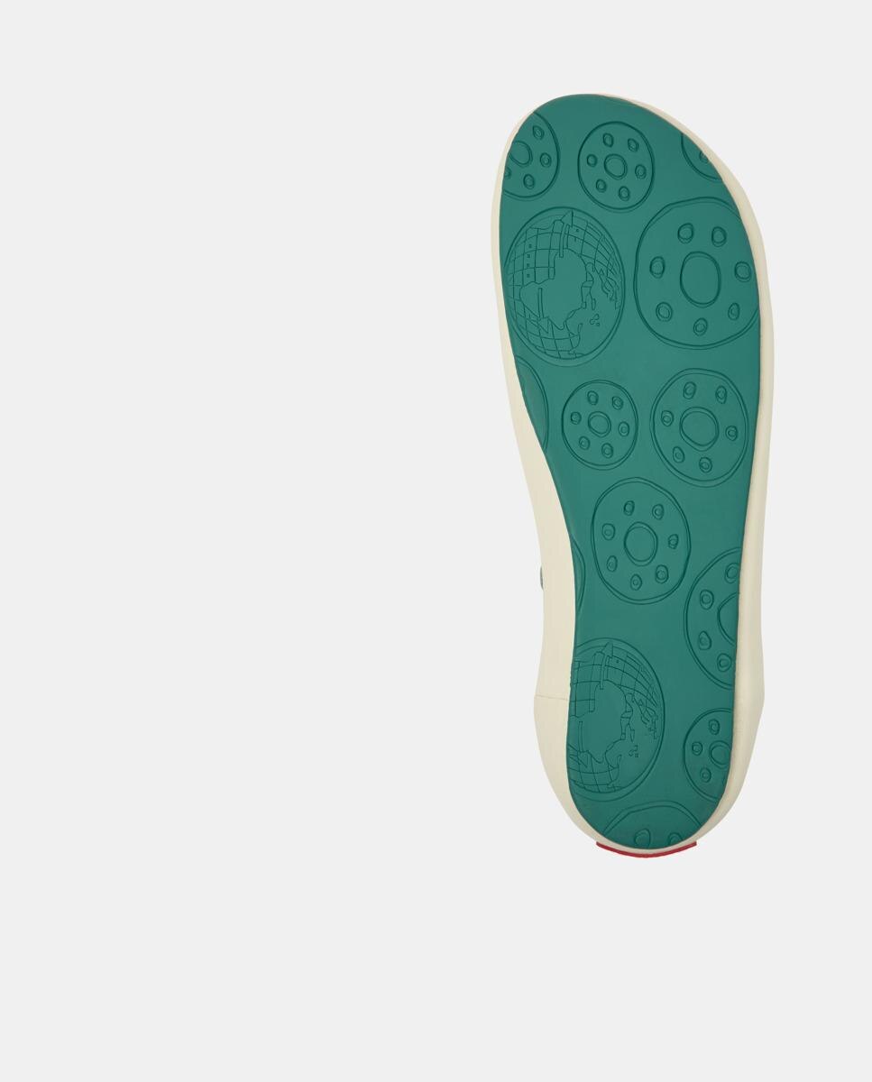 Sapatilhas de Pele Peu Rambla Vulcanizado Verde Água-4