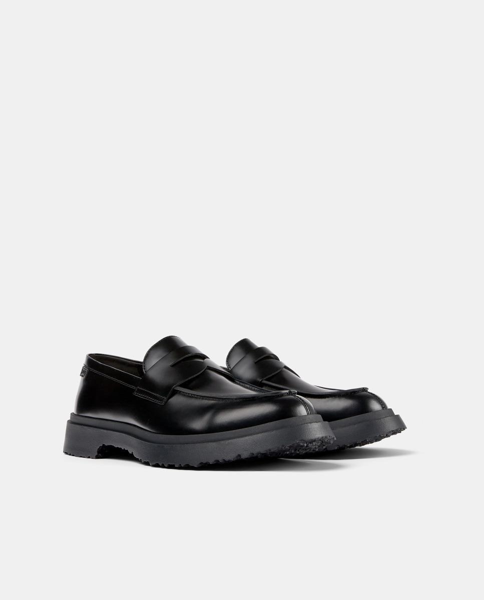 Mocassins Walden de Pele Liso Preto-2