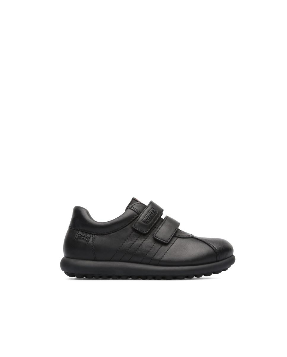 Imagem 0 de Sapatilhas de Pele Lisas com Velcro Duplo Infantil
