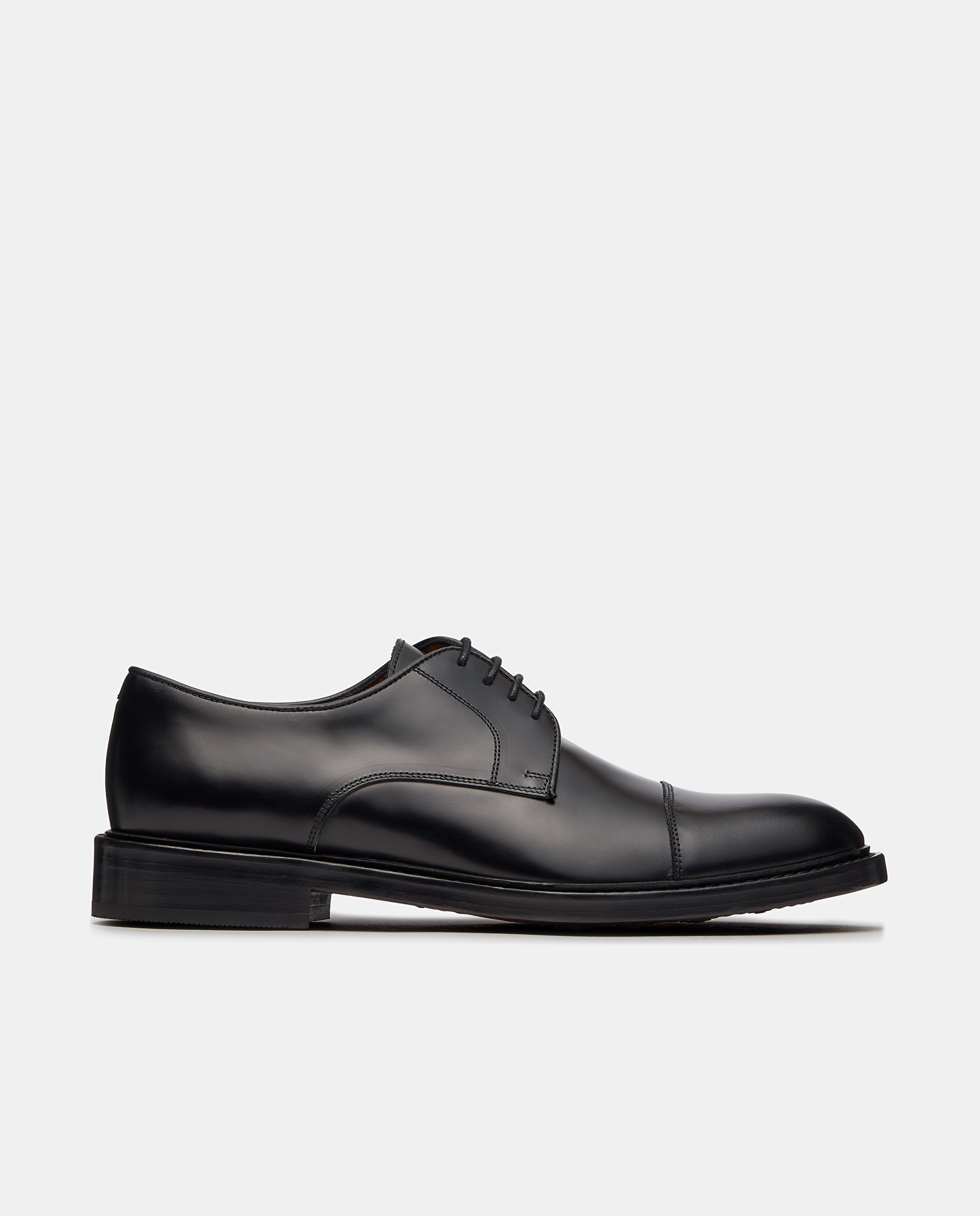 Imagem 0 de Sapatos de Cordões com Biqueira Reta Harrys de Pele Bovino