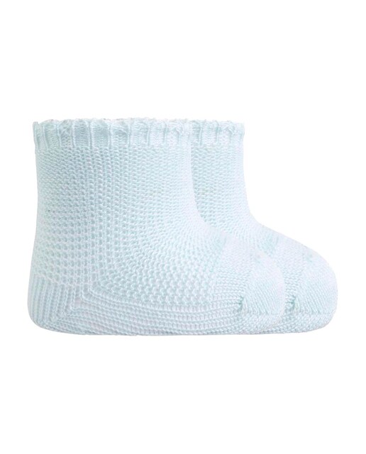 Imagem 0 de Pack de 2 Pares de Meias Para Bebé em Malha de Algodão e Musgo