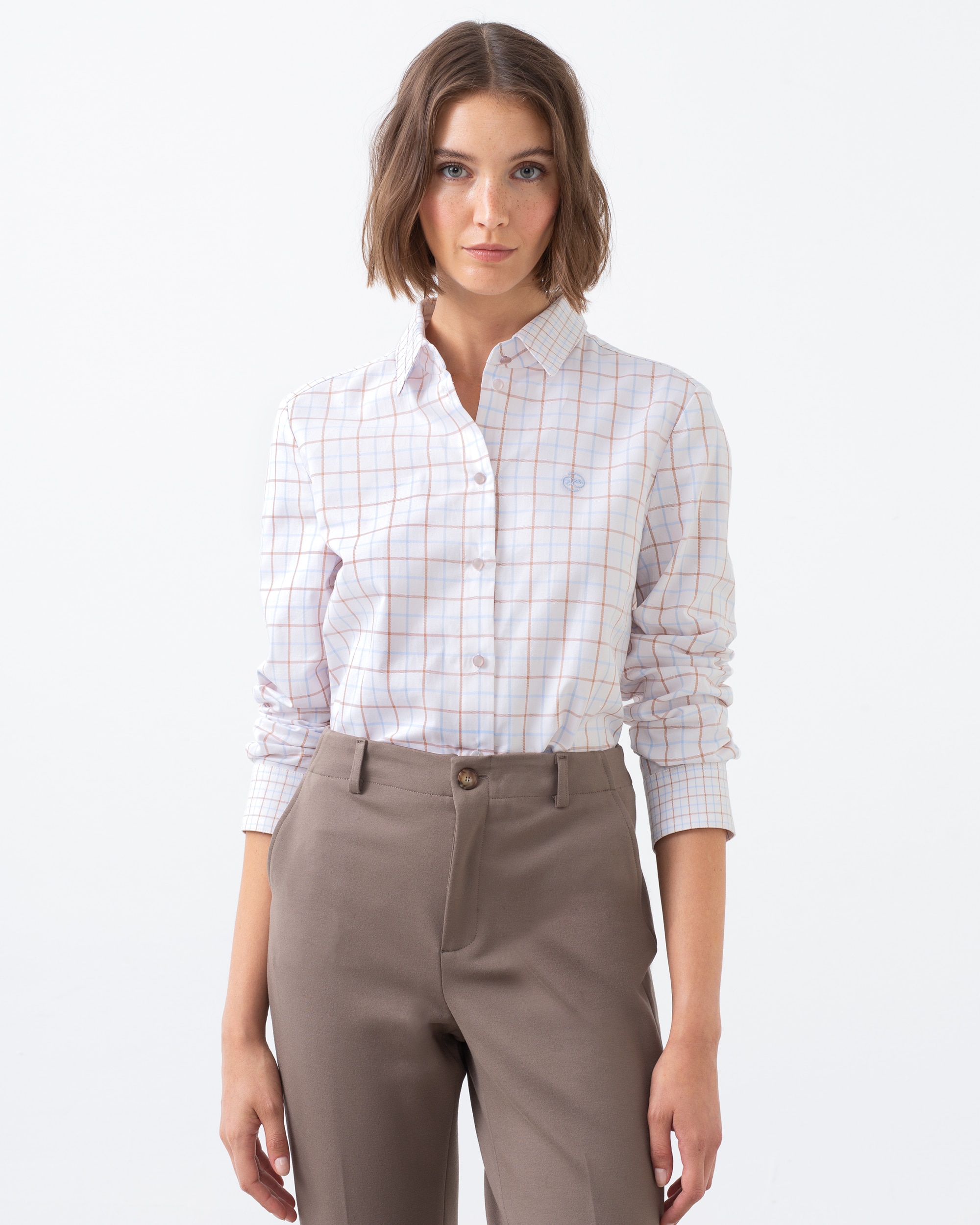 Imagem 0 de Camisa de Manga Comprida com Gola Tipo Camisa