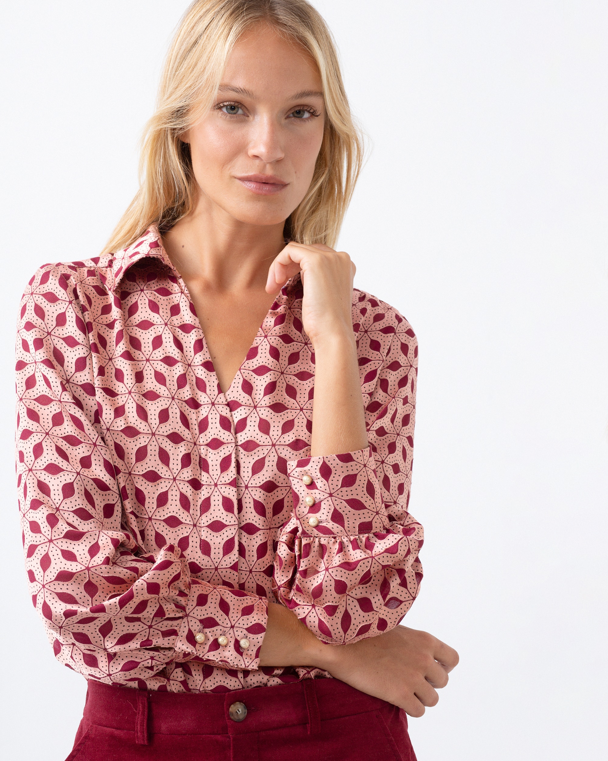 Imagem 0 de Camisa de Manga Comprida com Gola Tipo Camisa