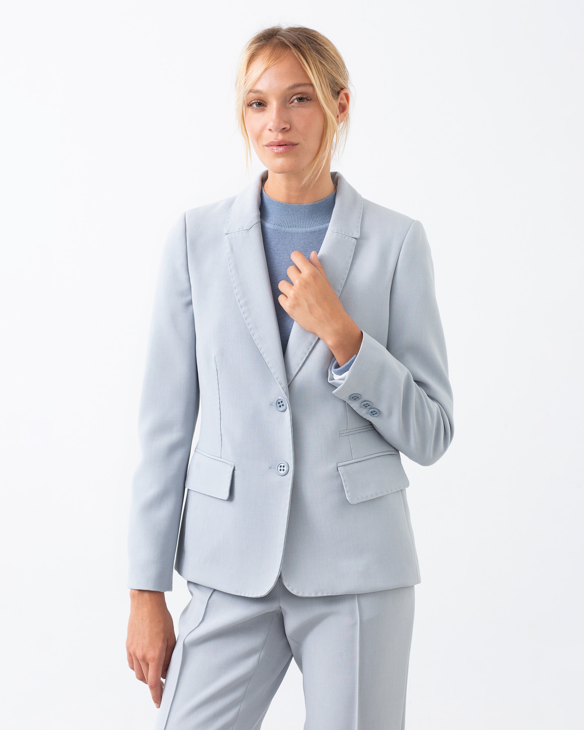 Imagem 0 de Blazer Ajustado com Gola Lapela