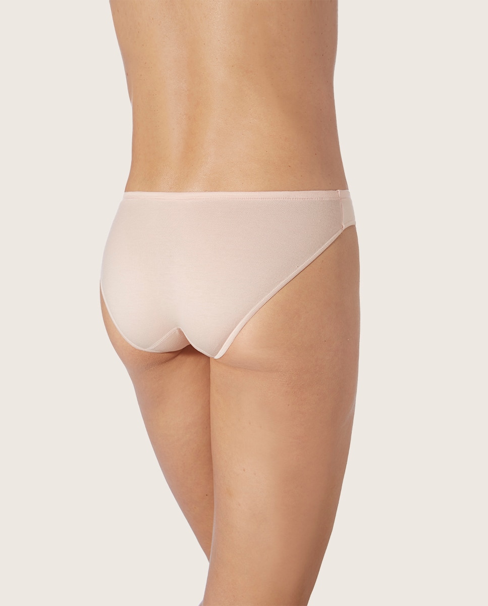 Cueca Bikini Mini de Tecido Ecofriendly Nude-3