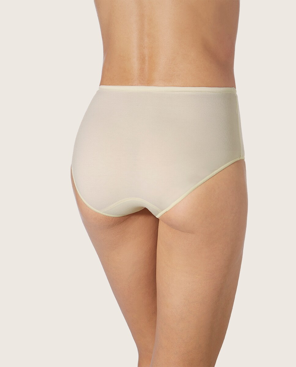 Cueca Alta de Tecido Ecofriendly Natural-2