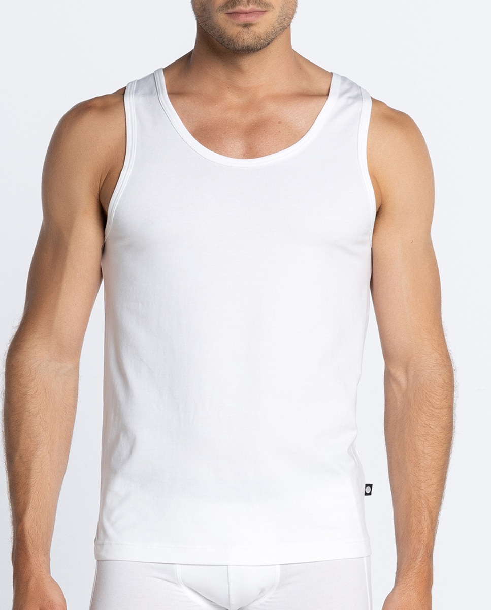 T-shirt de Alças Branco-1
