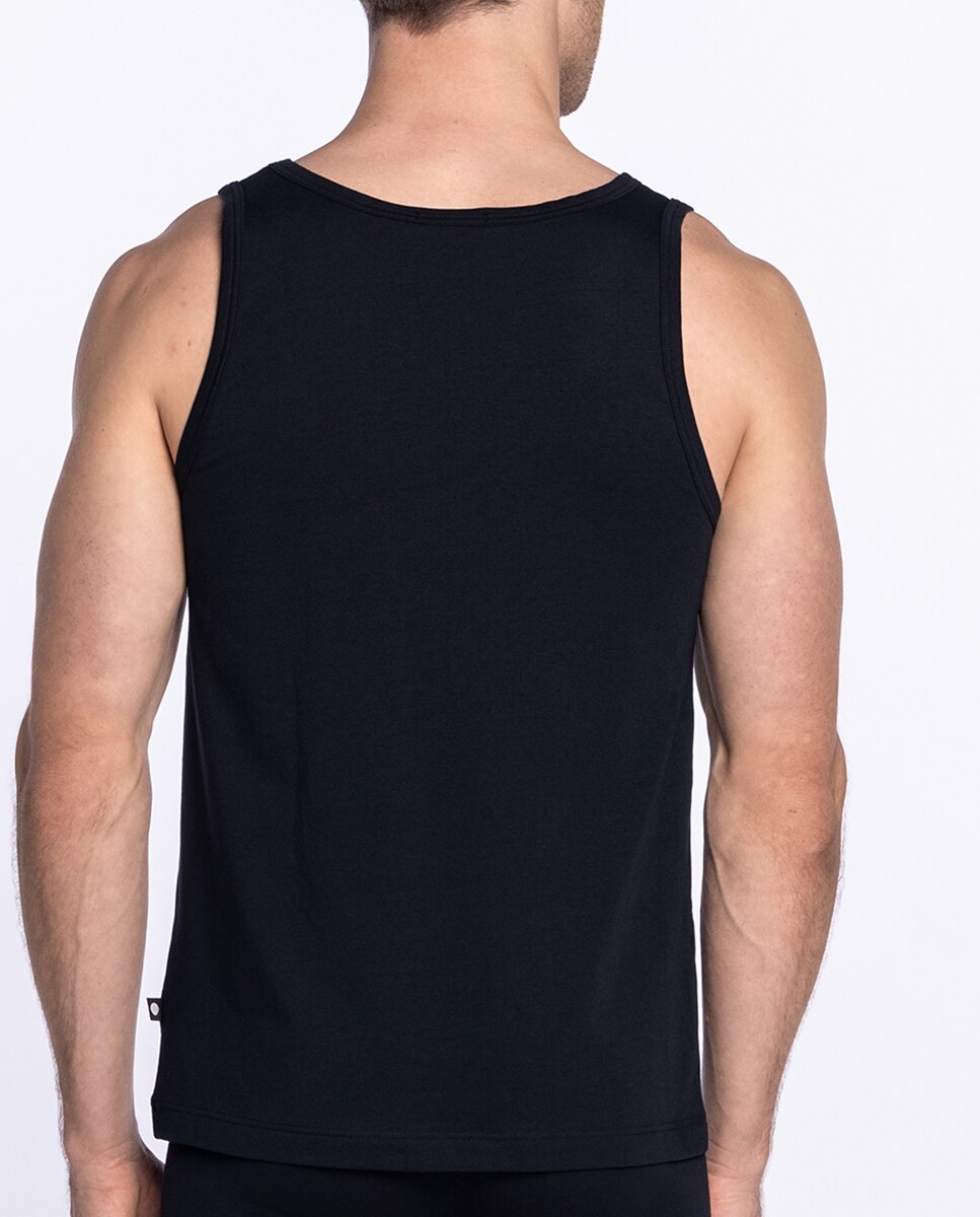 T-shirt de Alças Preto-2