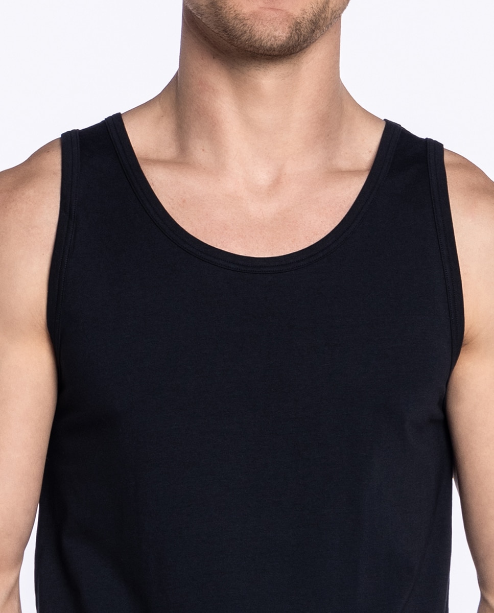 T-shirt de Alças Preto-3
