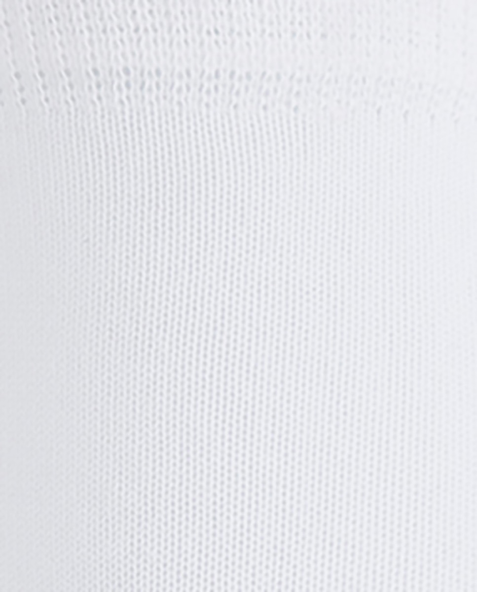 Pack de 3 Pares de Meias Sandwich Lisas de Algodão Mercerizado Branco-2