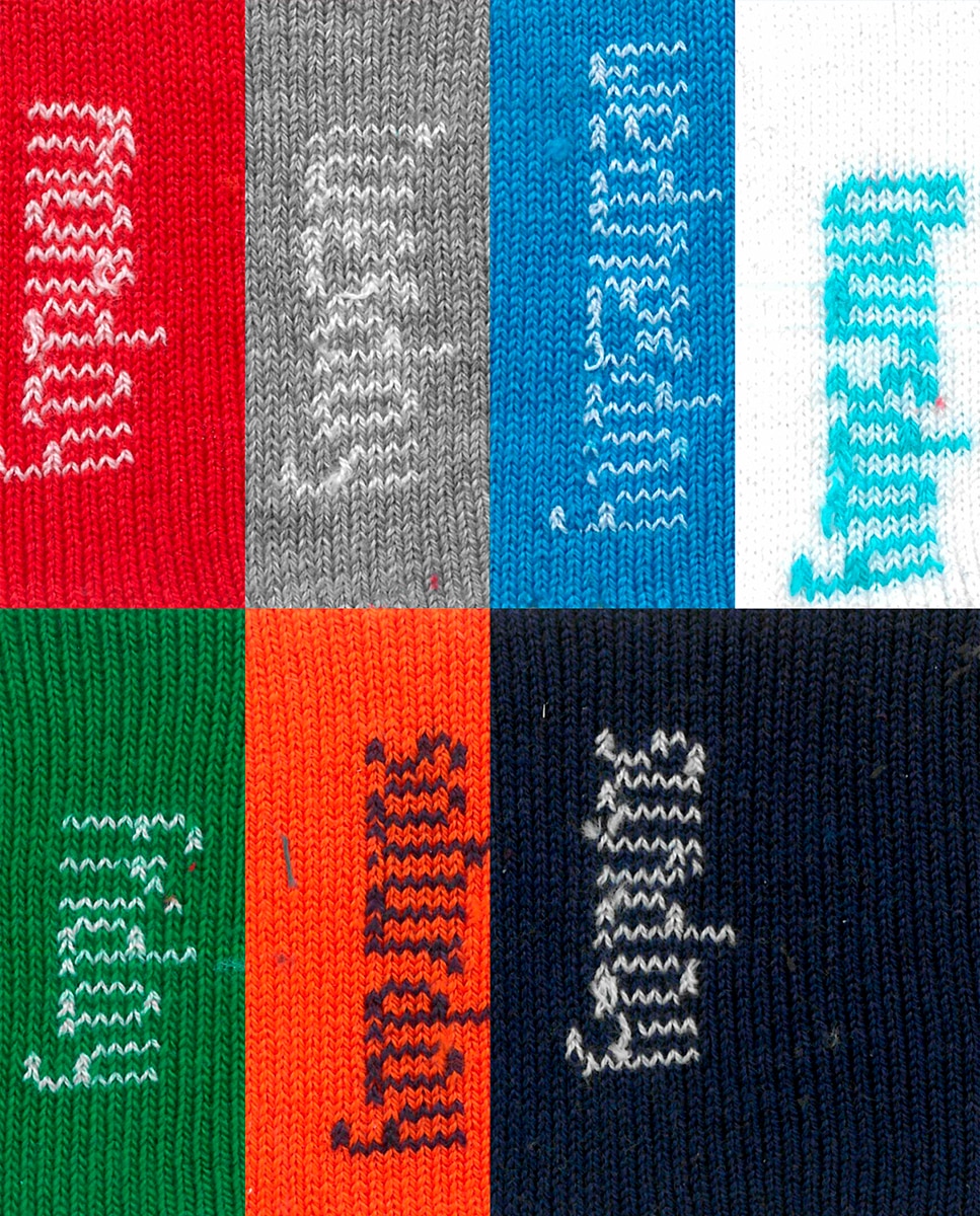 Pack de 7 Pares de Meias de Algodão Para Bebé com os Dias Da Semana Multicolor-2