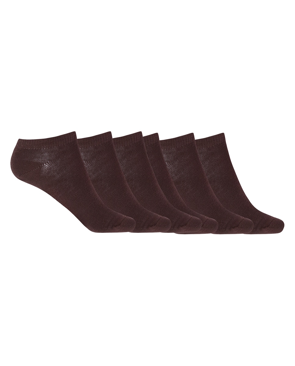 Imagem 0 de Pack de 6 Pares de Meias Lisas de Algodão Basix