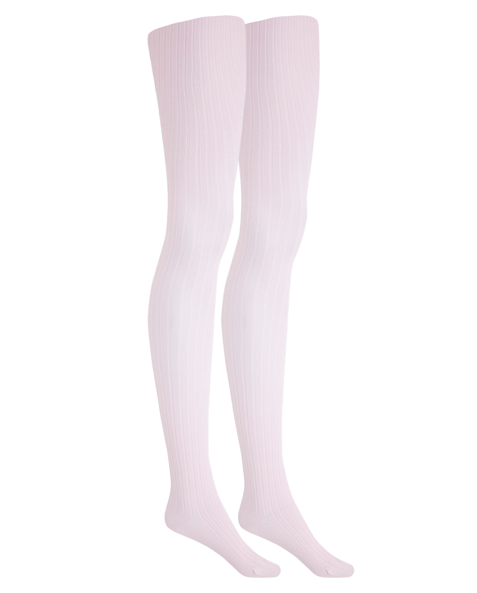 Imagem 0 de Pack de 2 Collants Caneladas de Algodão