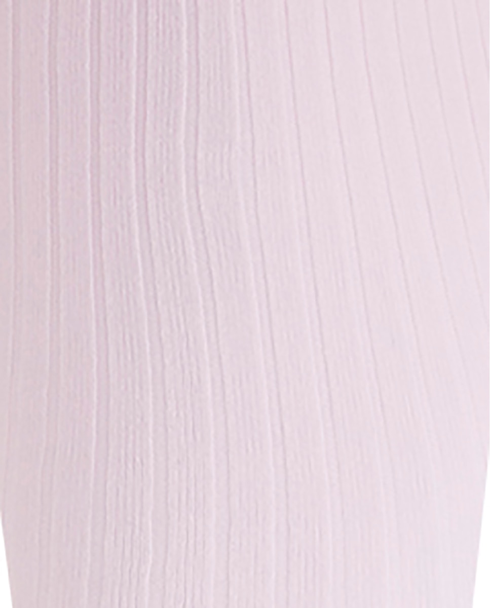 Pack de 2 Collants Caneladas de Algodão Rosa-2