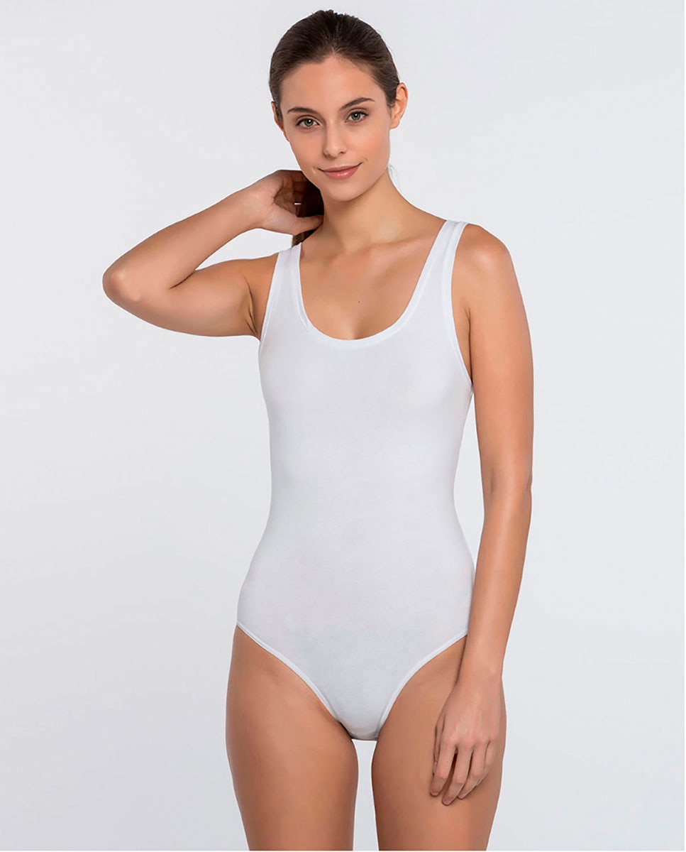 Imagem 0 de Body T-shirt de Algodão de Alças