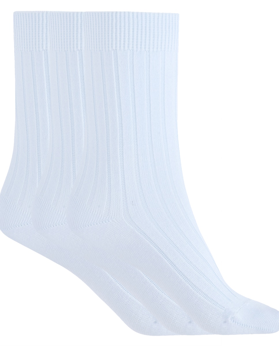 Imagem 0 de Pack de 3 Pares de Meias Bebé em Algodão e Canelado