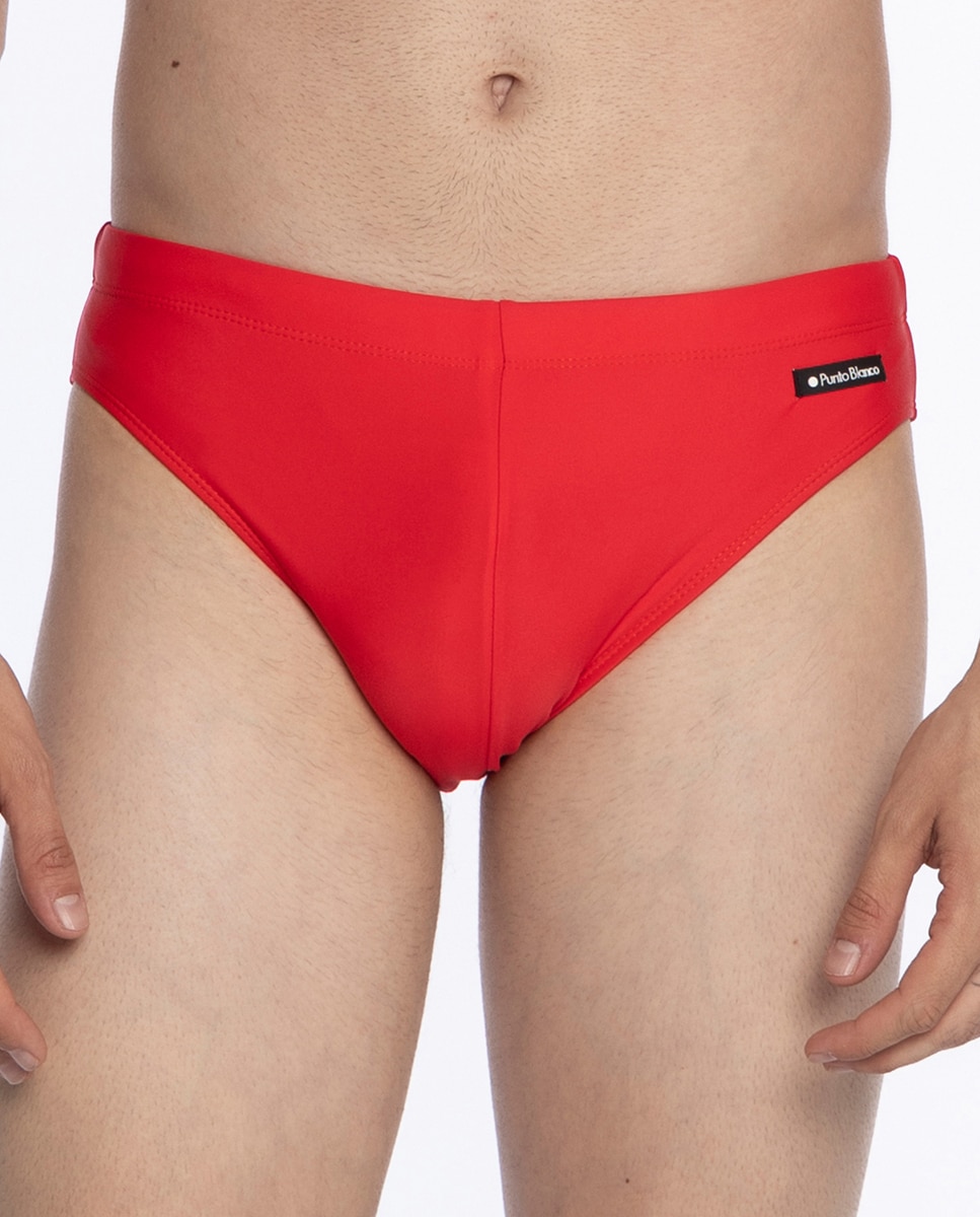 Fato de Banho Slip Vermelho-3