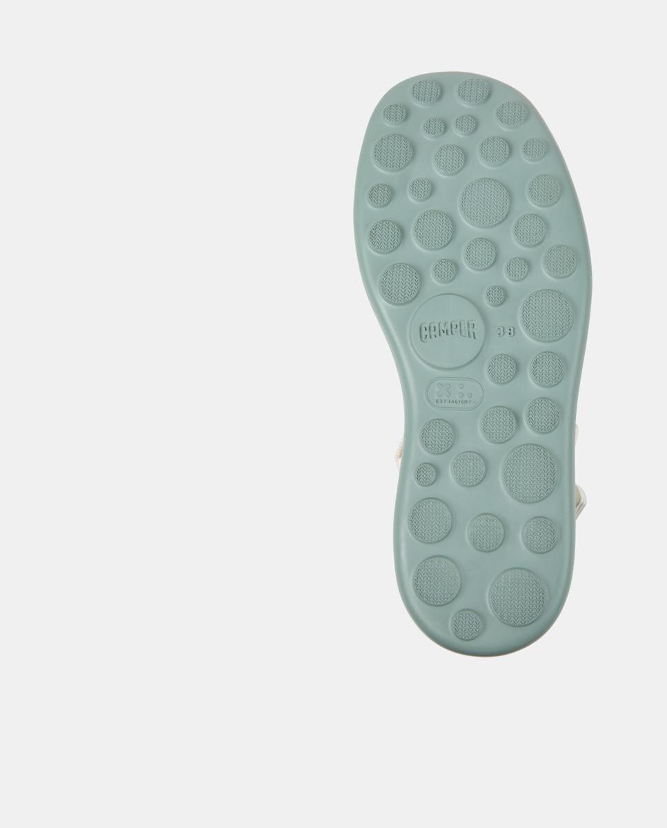 Sandálias de Plataforma Pelotas Flota Up com Velcro Branco-5