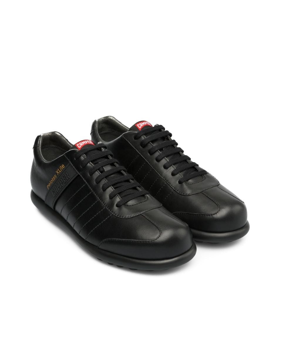 Sapatilhas Formais de Pele Pelotas Xl Preto-2