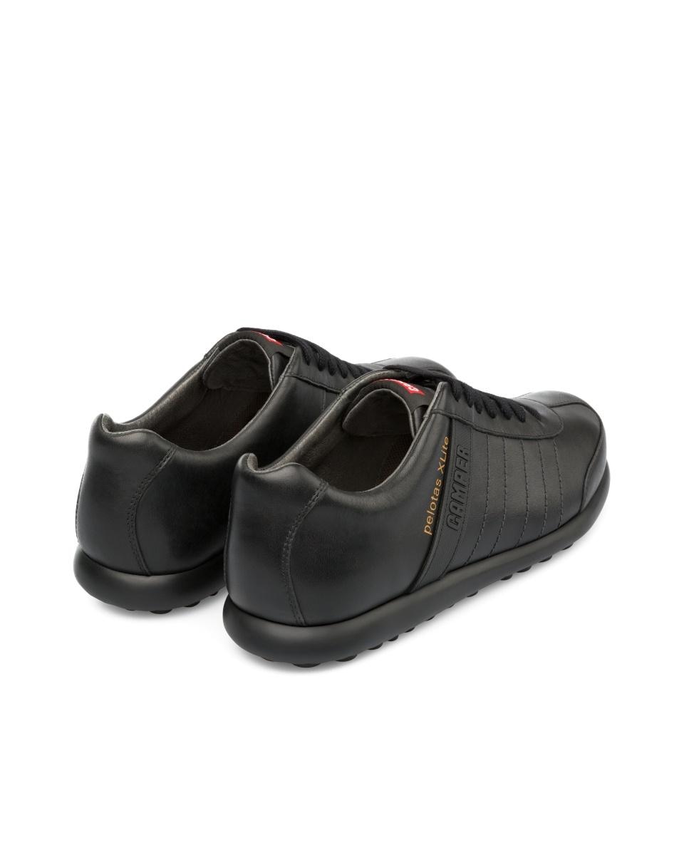Sapatilhas Formais de Pele Pelotas Xl Preto-4