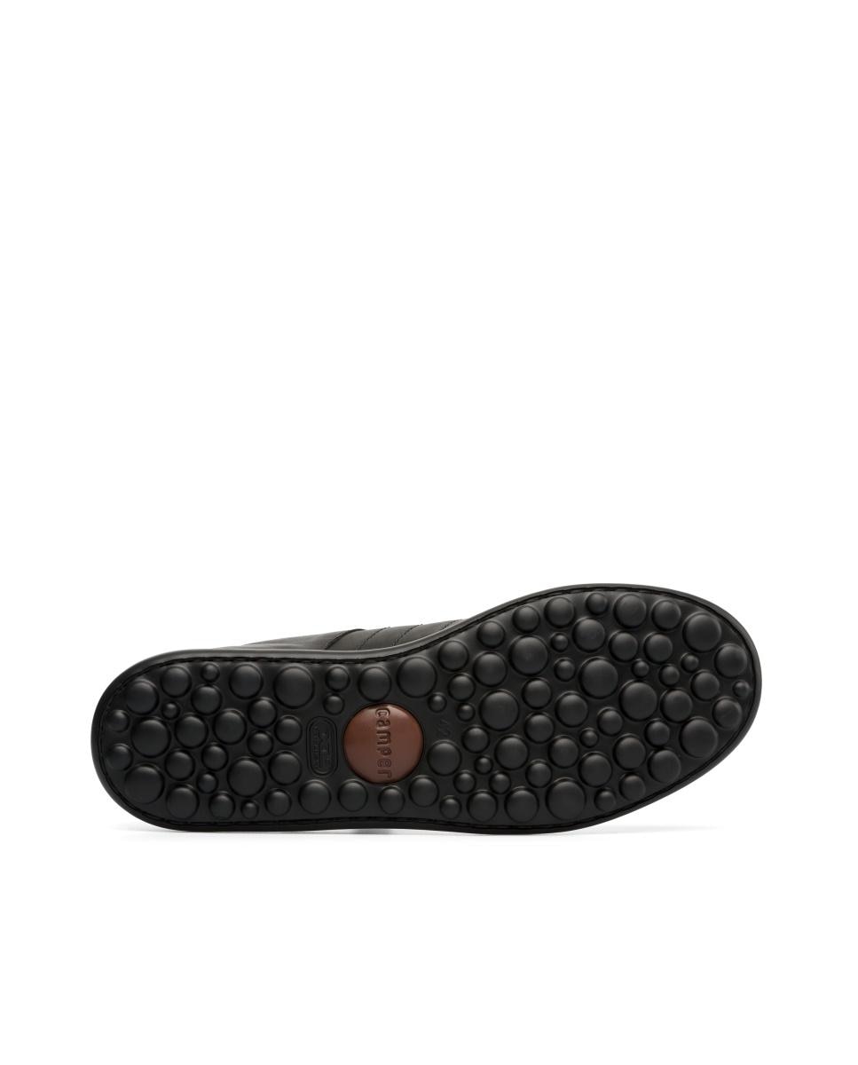 Sapatilhas Formais de Pele Pelotas Xl Preto-5