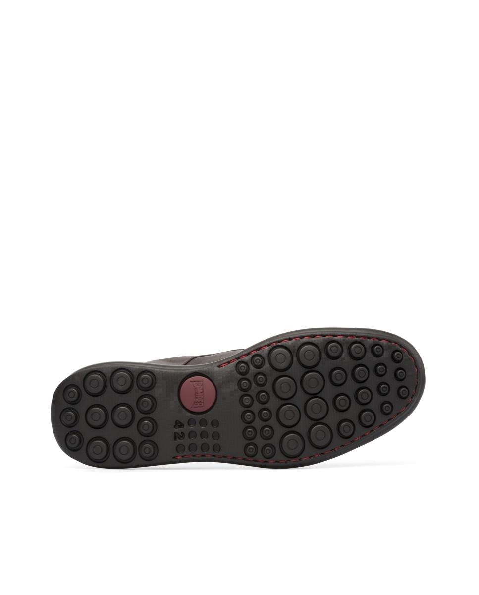 Sapatos de Cordões Atom Work de Pele Lisos Castanho-5