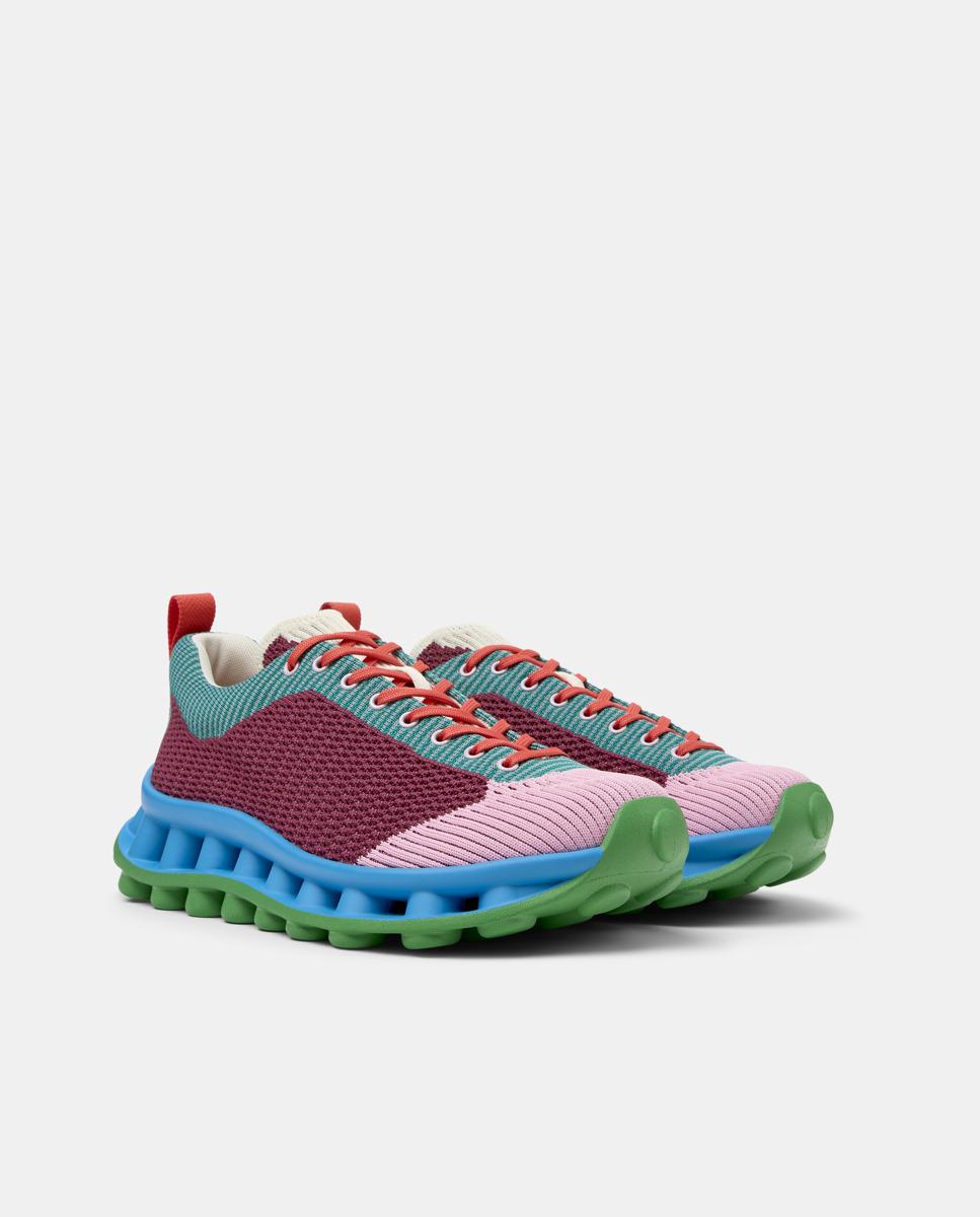 Sapatilhas Desportivas Pelotissima By Sunnei com Atacadores Bordeaux-5
