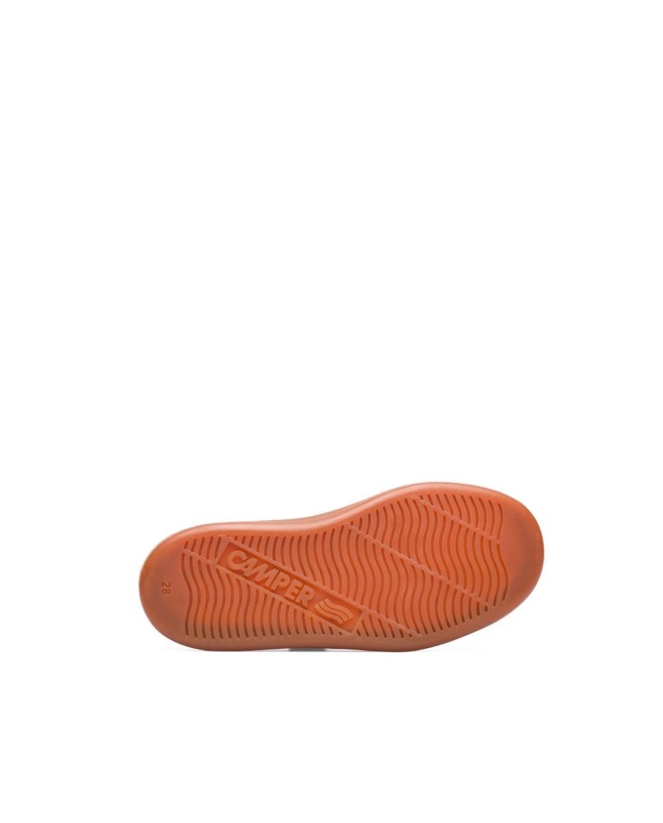 Sapatilhas de Pele Runner Four Lisas com Velcro Camper Azul-marinho-5
