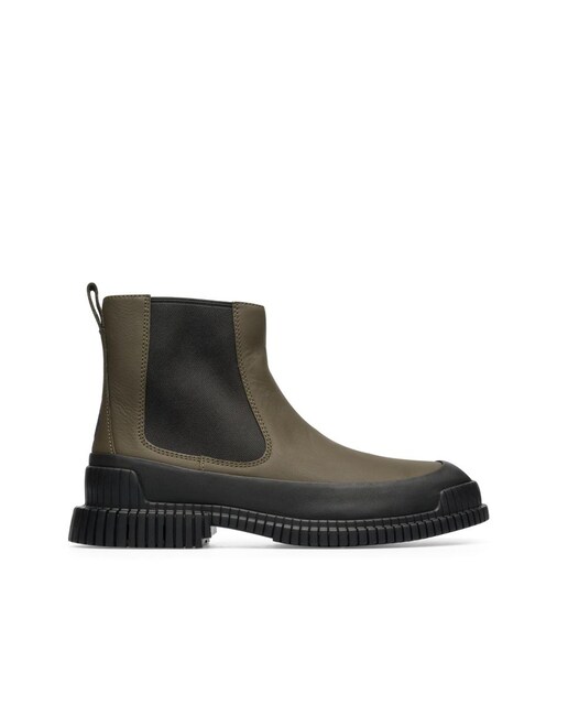 Imagem 0 de Botas Pixe em Pele com Elásticos Laterais