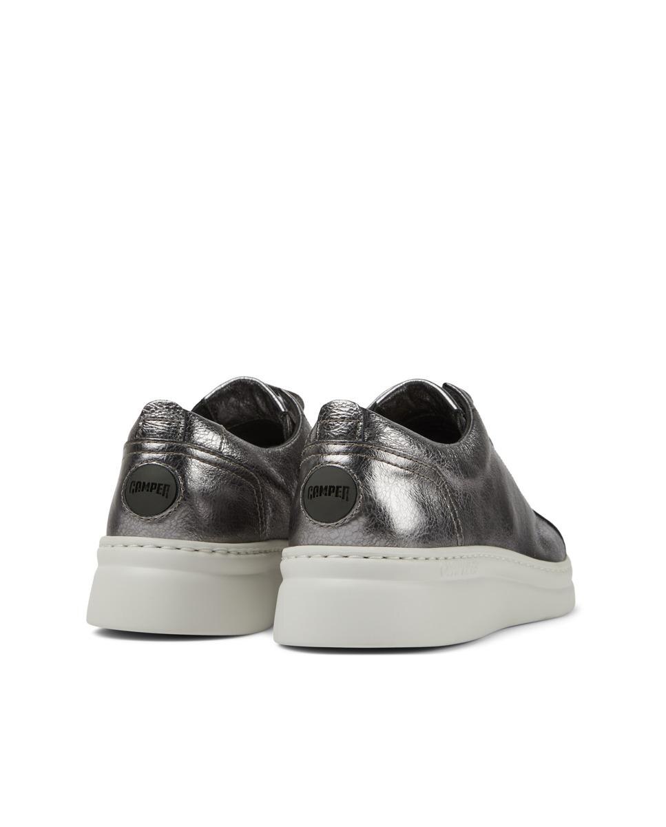 Sapatilhas Runner Up de Pele com Sola Xl Extralight® Prata-4