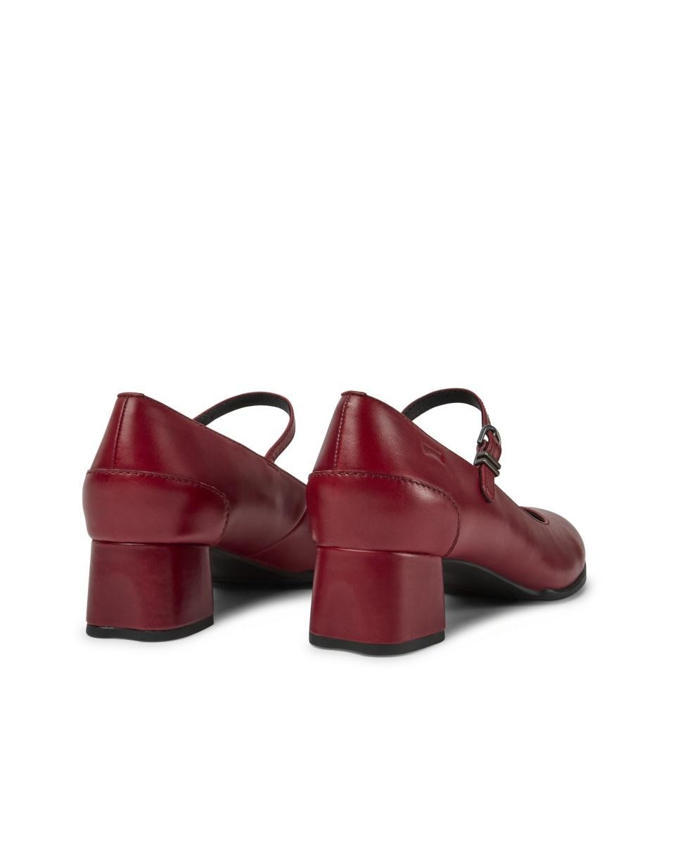 Sapatos de Salto em Pele Katie Vermelho-4