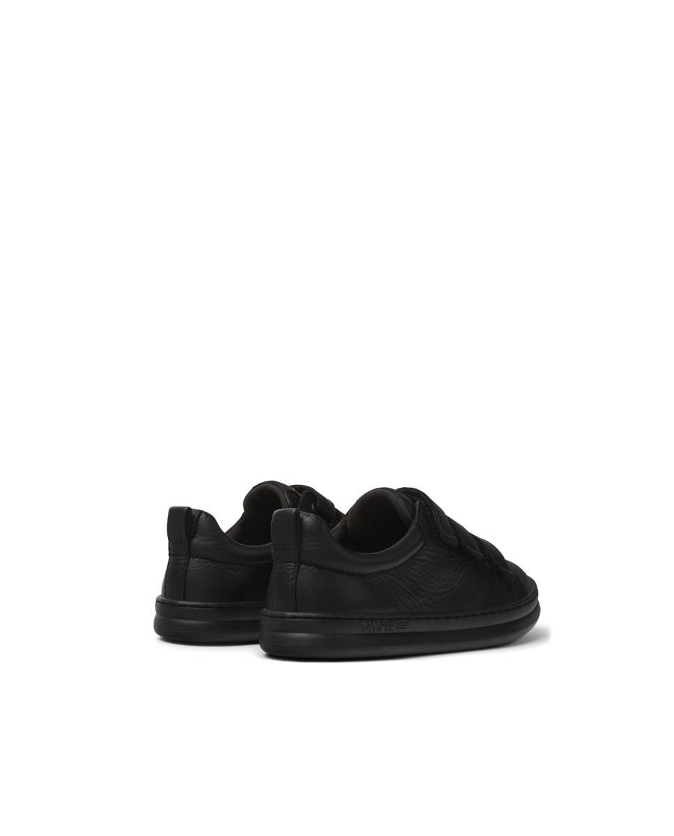 Sapatilhas Desportivas Lisas com Velcro Duplo Infantil Camper Preto-4