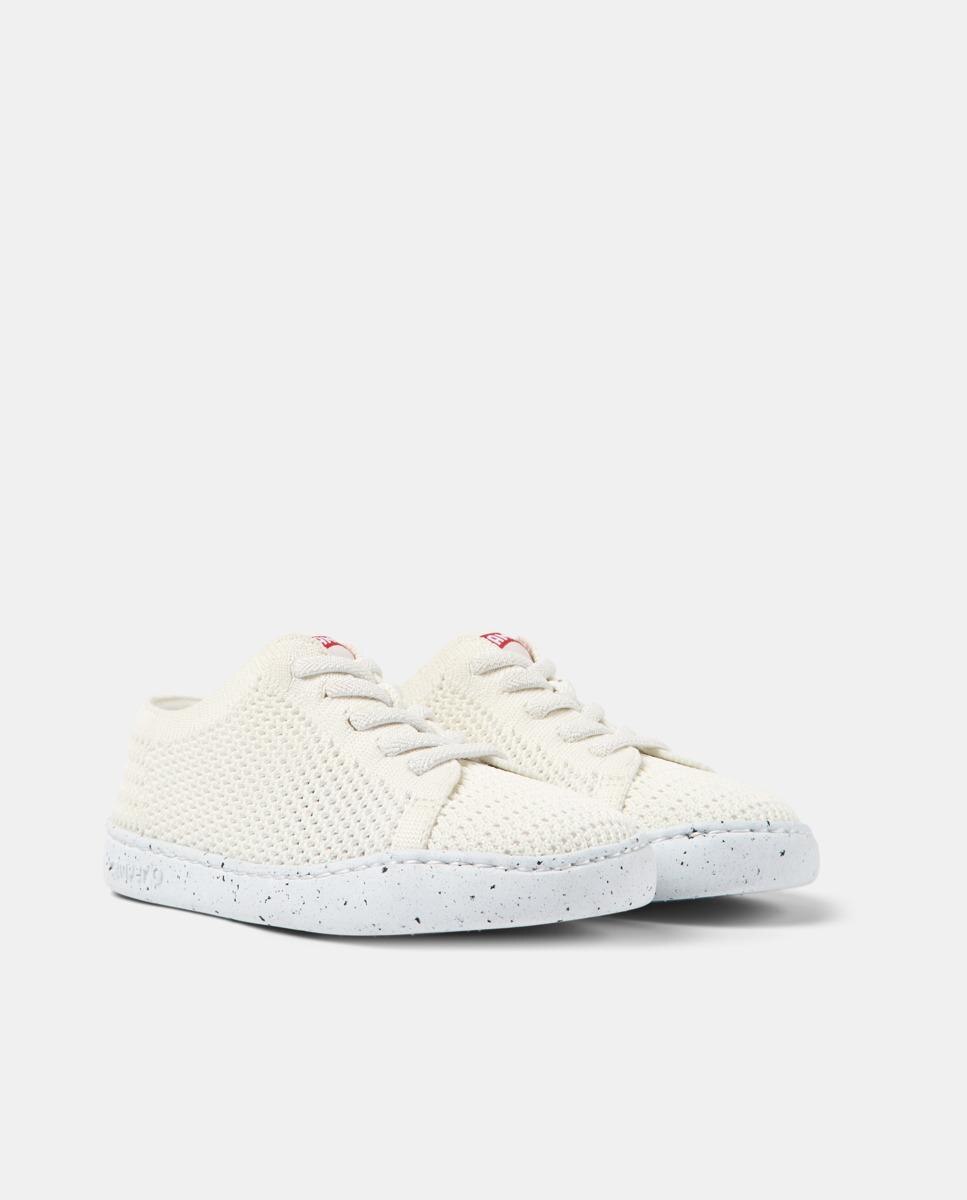 Sapatilhas Desportivas Infantil Perfuradas com Atacadores Camper Branco-2