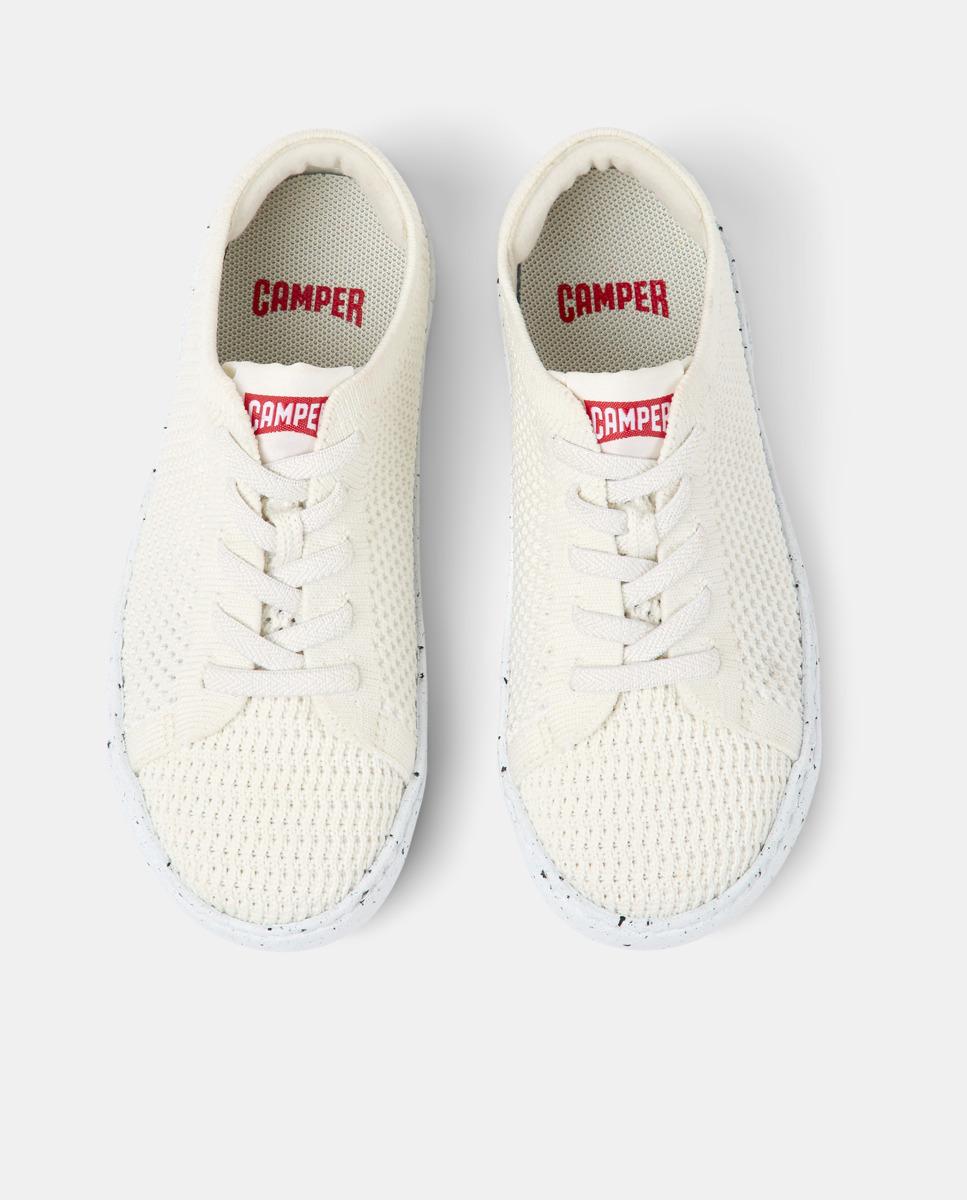 Sapatilhas Desportivas Infantil Perfuradas com Atacadores Camper Branco-3